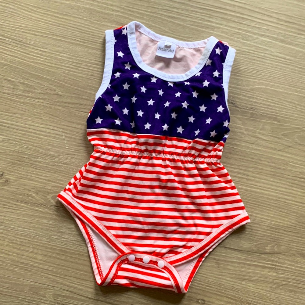 Stars and Stripes Onesie